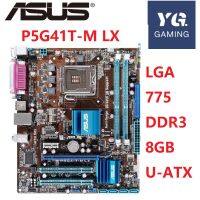 Asus P5G41T-M LX Desktop Motherboard G41 Socket LGA 775 Q8200 Q8300 DDR3 8G u ATX UEFI BIOS Used Mainboard