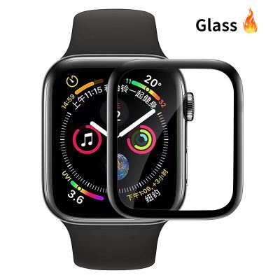 Tempered glass case For Apple watch 8 7 45mm 41mm 6 5 4 SE 44mm 40mm Anti-drop anti-scratch protective film For iwatch 42mm 38mm