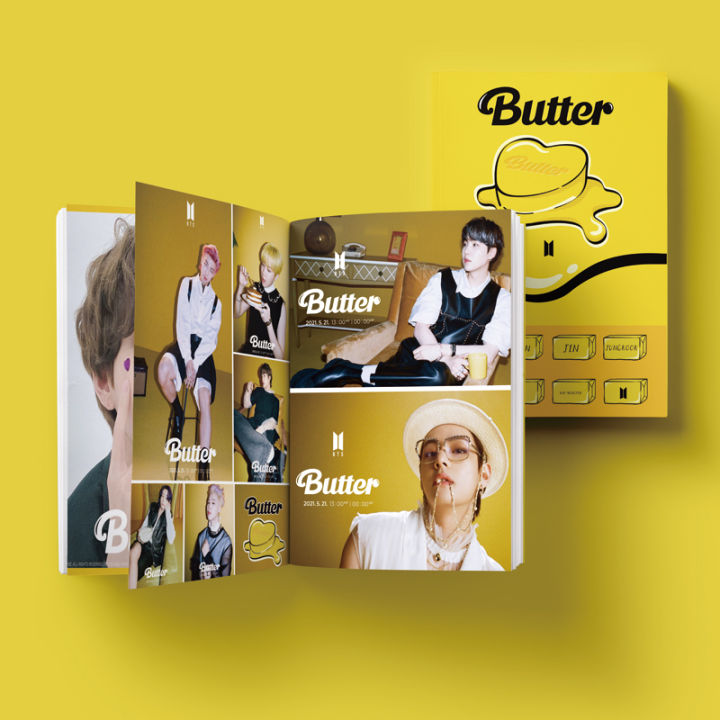 โฟโต้บุ๊ค-photobook-อัลบั้มรูปภาพ-52-หน้ารวมปก-ขนาด-10-5-14-cm-bts-album-butter