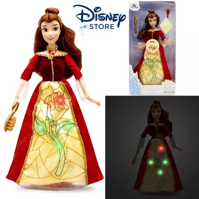 ของแท้จาก Shopdisney USA ตุ๊กตาเจ้าหญิง Belle Premium Doll with Light-Up Dress – Beauty and the Beast – 11