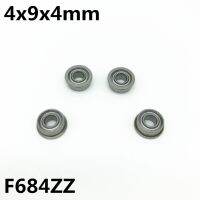 50Pcs F684ZZ 4x9x4 mm Flange Bearings Deep Groove Ball Bearing High Quality High speed Advanced F684