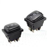 16A 250VAC 20A 125VAC Car Boat fixed amp; Momentary ON-OFF-ON SPST 6 Pin Rocker Toggle Switch 3 Position Plastic Waterproof