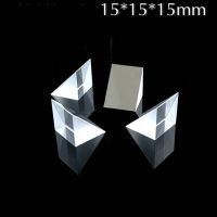 Isosceles Right Angle Prism 45 Degree 15x15x15MM Optical Glass Small Visual Inspection Diamond Mirror