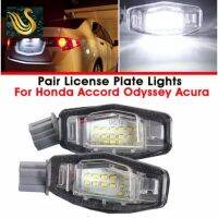 ⭐คุณภาพดี  2Pcs ไฟส่องป้ายทะเียน 18 Led สำหรั Honda Civic Honda Accord มีการรัประกันคุณภาพ   อุปกรณ์เสริมรถจักรยานยนต์