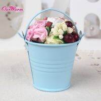 OurWarm 12pcs Mini Metal Bucket Tin Candy Box Buckets for Wedding Souvenirs Gift Pails Event Party Supplie Valentines Day Storage Boxes