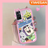 YIWESAN เคส Y75สำหรับ VIVO V23E 4G V23E 5G น่ารักบัซไลท์เคสซิลิโคนนิ่มป้องกันเลนส์หลายสีเคสมือถือกันกระแทกทนทานและป้องกันรอยขีดข่วน