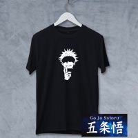 ที่มีคุณภาพสูงเสื้อ PRIA Jujutsu KAISEN อะนิเมะเสื้อยืด Gojo SATORU DISTRO เสื้อยืดผู้ใหญ่ผู้ชายเสื้อยืด