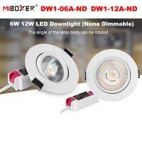 Mipoxer 6W ไฟ LED แสงสีขาวอุ่นดาวน์ไลท์อุณหภูมิสี2700K เพดาน AC100-240V หลอดไฟแบบหมุนมุมร่างกายสำหรับการส่องสว่างในบ้าน