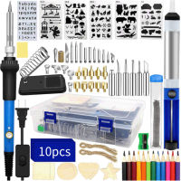 เครื่องมือปลายบัดกรีลายฉลุการเผาไม้ Set Pulpen 95ชิ้น110V/220V 60W