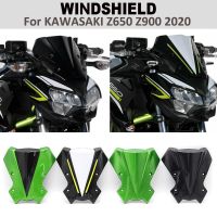 ที่บังแดดกระจกหน้าสำหรับกีฬามอเตอร์ไซค์ใหม่แผ่นเบนทางลม Fai สำหรับ KAWASAKI Z900 Z650 Z 650 Z 900 2020