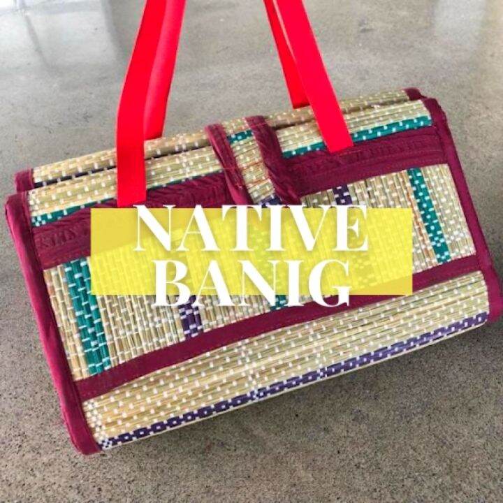 Native Banig Sleeping Mat Picnic Mat Handmade Local Made Mindanao