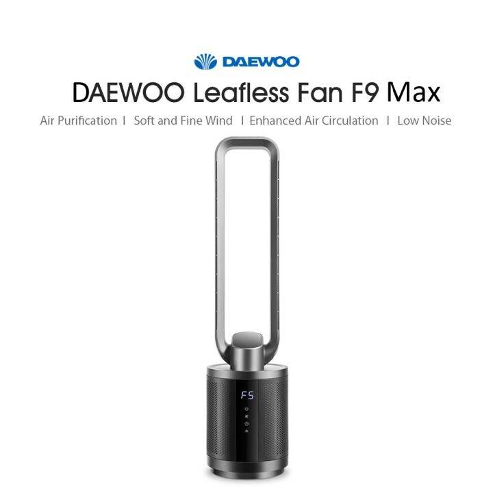 Xiaomi Youpin Daewoo Leafless Fan F9 Max with Air Purification No-Blade ...