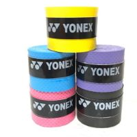 Yonex สายรัดซับเหงื่อสำหรับเล่นกีฬากันลื่นสายรัดแถบพันด้ามจับแร็กเกตเล่นเทนนิสด้ามจับแบตมินตันซับเหงื่อ