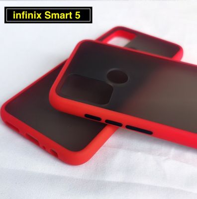 ส่งจากไทย เก็บเงินปลายทาง เคสโทรศัพท์ Infinix Case infinix Smart5 เคสกันกระแทก ขอบสีหลังขุ่น ของแท้ 100% สินค้าพร้อมจัดส่ง