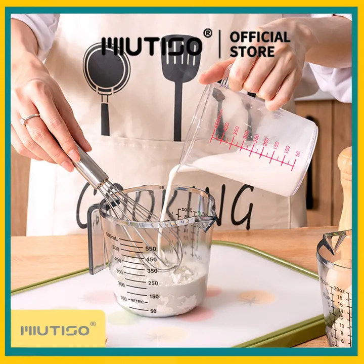 Miutiso Clear Plastic Measuring Cup Standard Measuring Cup With Clear