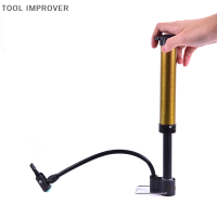 TOOL IMPROVER ฟุตบอลบาสเกตบอลจักรยานโลหะปั๊ม Inflator มินิปั๊มจักรยานแรงดันสูง