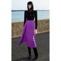 Vestido De Mangas Compridas Feminino Sexy Redonda Preto Roxo Patchwork Midi เที่ยวกลางคืน Verão Novo 2022