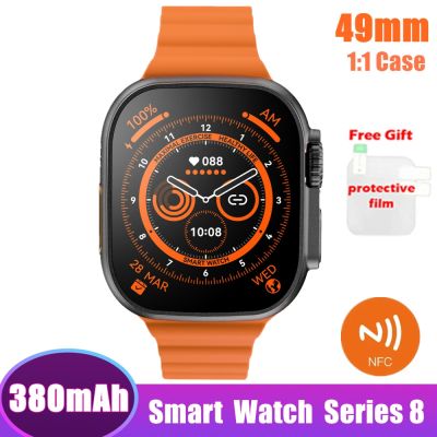 ZZOOI 2022 Z8 Ultra Men Sports Smart Watch Series 8 49mm 1:1 Case 2.0" HD Screen Bluetooth Call NFC ECG IP68 Waterproof Smartwatch ZD8