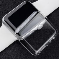 Clear Cover Case for Apple Watch 40 44MM Silicone Slim Screen Protector for IWatch Series8 7 6 5 4 3 SE 38 40 41 42 44 45MM Case