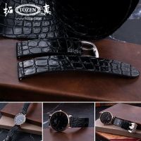 Suitable For Handmade First Layer Cowhide Watch Strap Crocodile Pattern Genuine Leather
