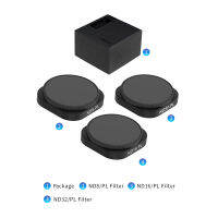 ESIN 3x ND8 16 32 PL Lens Filter 2 in 1 Polarizer Filter Tempered Glass Aluminium Alloy Frame For GoPro Hero 9 10 Accessories