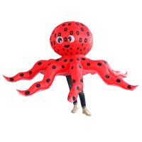 Adult Octopus Inflatable Costume Anime Suit Dress Halloween Party Cosplay Costumes for Man Woman Boys Girls