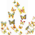 12/24pcs Butterfly Stickers 3D DIY House Wall Decoration Windows Mirror  Girls Room Decor Baby Nursery Decorative Art Decals Wall Sticker Double  Wings Vivid Design By Lisdripe