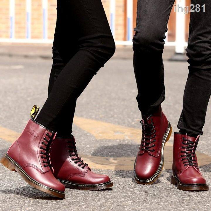 dr-รองเท้าบูทมาร์ตินของแท้-martens1460-รองเท้าบูตมาร์ตินสำหรับผู้ชายผู้หญิงรองเท้าบูตมาร์ตินสวยกลางแจ้งสไตล์คลาสสิก