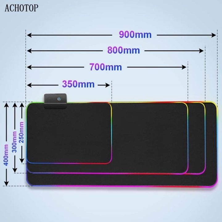 ๑-all-white-large-size-mouse-pad-rgb-glow-personality-picture-custom-pink-pc-table-mat-xl-diy-carpet-mat-game-player-dedicated-led