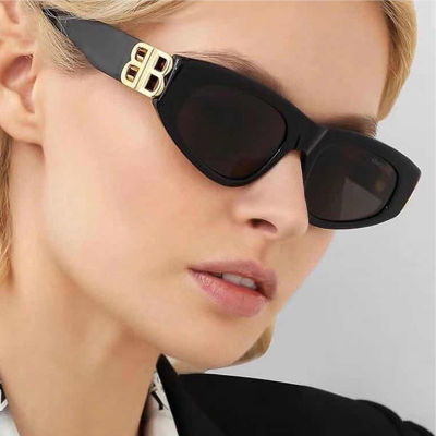 Women Retro Cat Eye Outdoor Sunglasses for Women Oval Shape Shades Glasses