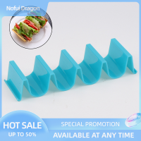 Nofui 1pcs Rack Tortilla Stand ถาดที่มีสีสัน Taco SHELL Holder วัสดุสุขาภิบาล ABS