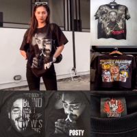 ? (พิมพ์พรีเมี่ยม)เสื้อยืดคุณภาพดี เสื้อยืด POST MALONE สกรีนหน้า-หลัง สกรีนชัด สวยงาม วินเทจเท่ๆ เสื้อวง(ไซต์ยุโรป) เสื้อยืดคุณภาพดี