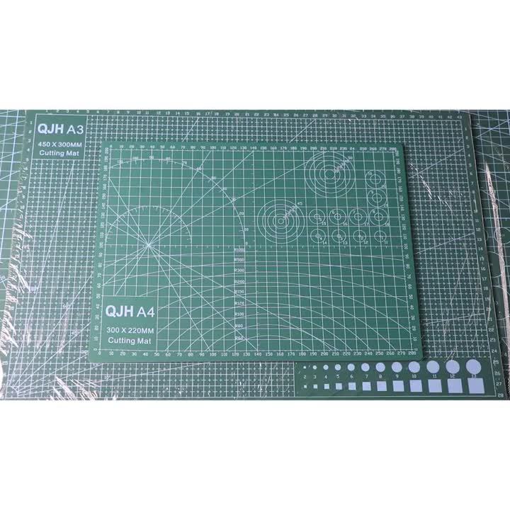 A1 PVC Self-Healing Cutting Pad Double-Sided Grid Rotary Cutting Board is  Used For DIY Leather Craft Fabric Table Protection Pad