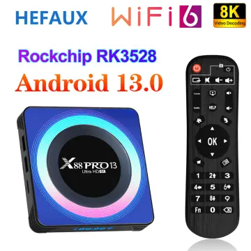  Android 11.0 OS Smart TV Box with Netflix and Google Certified  Support Ultra 4K HDR Dual Band Wi-Fi BT 5.0 with Amlogic S905Y4 2GB RAM  16GB ROM Support Dolby Audio, Chromcast