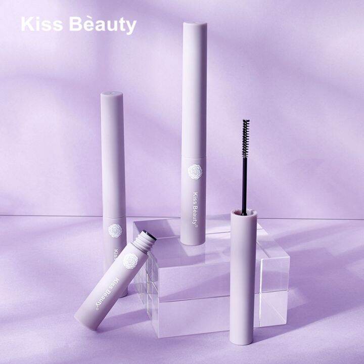 kiss-beauty-ขนตามาสคาร่าหัวแปรงเรียวขนาดเล็กกันน้ำและกันเหงื่อขนตาไม่เป็นก้อน