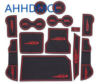 รถ Anti-Dirty Pad ประตู Groove Gate Slot ถ้วย Armrest Storage Pad Anti-Slip Mat สำหรับ Great Wall Haval H7L