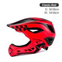 ROCKBROS Cycling Bike Helmet Full Covered Child Helmet EPS Parallel Car Children Helmet 2 In 1 Sport Safety Riding Helmets