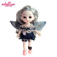 (Popular toys)  Adollya BJD ตุ๊กตา16เซนติเมตรเจ้าหญิง3D ตากับเสื้อผ้าผมรองเท้าของเล่นสำหรับสาว12ลูกปล้องหมุนตุ๊กตาเด็กของขวัญ1/12