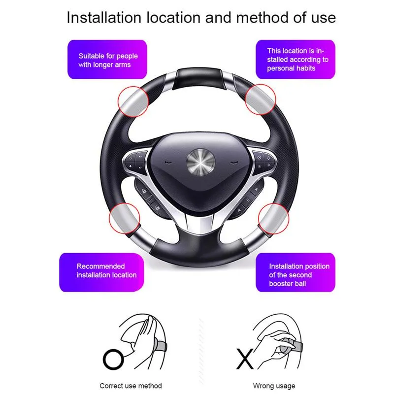 Rotation Car Turning Steering Wheel Ball Steering Wheel Knob