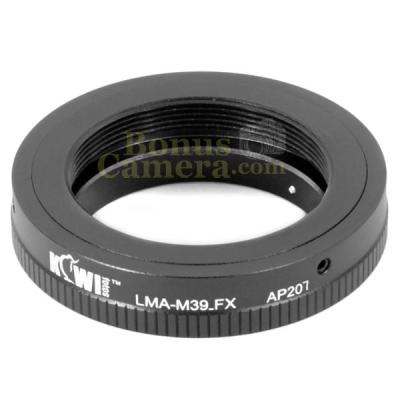 อะแดปเตอร์ แปลงเลนส์ M39 ไปใช้กับกล้องฟูจิ X-H1,X-T1,T2,T3,T4,X-T10,T20,T30,X-T100,T200,X-E1,E2,E3,E4,X-Pro2,Pro3 ได้ LMA-M39_FX Mount Adapter for M39 Lens to FujiFilm X-mount digital camera