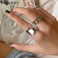 Lamberts Foxanry Minimalist Width Rings for New Hollow Jewelry Gifts