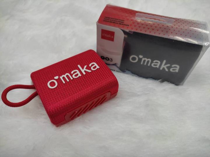ลำโพง-omaka-go3-ลำโพงบรูทูธไร้สาย-ลำโพงกลางแจ้งซับวูฟเฟอร์แบบพกพากันน้ำ