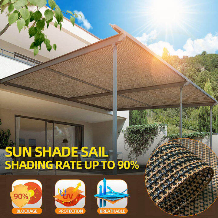 Anti UV 98 Sunshade Net black and brown Outdoor Garden Net Farm Net