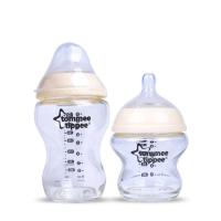 สินค้า Clearance Sale! ขวดนม Tommee Tippee ชนิดขวดแก้ว รุ่น Closer to Nature ขนาด 5oz และ 9oz แพ็คคู่