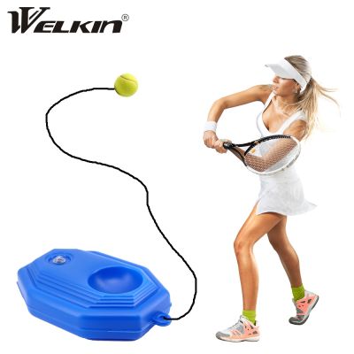 Tennis Supplies Tennis Training Aids Ball Trainer Self-study Baseboard Player Practice Tool Supply With Elastic Rope Base THN