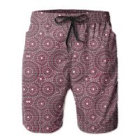 R333 basketball Pink Aboriginal Art Shorts Breathable Quick Dry Funny Novelty Male Shorts