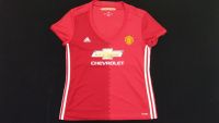 เสื้อฟุตบอล Manchester United ปี 2016/17 Women Home SS JERSEY AI6709  มือ2 สภาพดี ของแท้ Size XL รอบอก 44 นิ้ว ยาว 27 นิ้ว