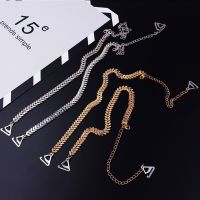 【CW】 1Pair Resistant Straps Shoulder Adjustable Metal Chain Invisible Brassiere Accessories