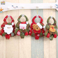 Tribe Christmas Tree Plush Santa จี้นุ่มสบายตุ๊กตาของเล่นสำหรับตกแต่งห้องปาร์ตี้คริสต์มาส