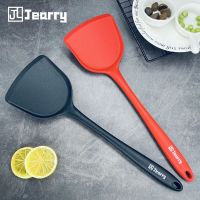 Jearry Silicone Handle Spatula Heat Resistant Food Grade Silicone Kitchen Utensils